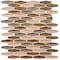 Andova Tiles ANDOVA TILES Rhapsody 2.5" x 2.5" Glass Novelty Mosaic Wall Tile ANDRHA538 - alternate 1